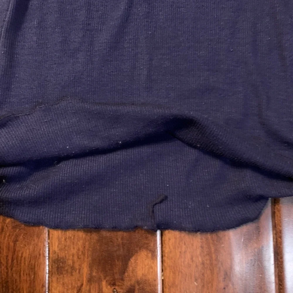 VTG Duofold Ultimate Sports Thermal Shirt Navy Blue XL Made in USA Waffle Knit